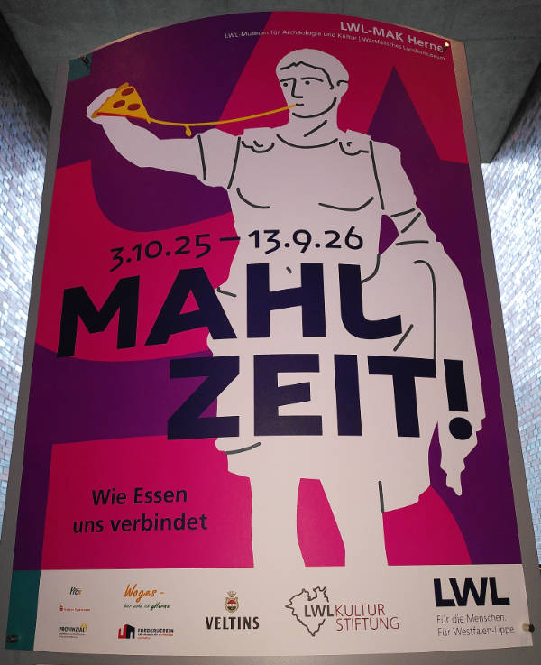 Plakat zur Sonderausstellung: Mahlzeit! Wie Essen uns verbindet